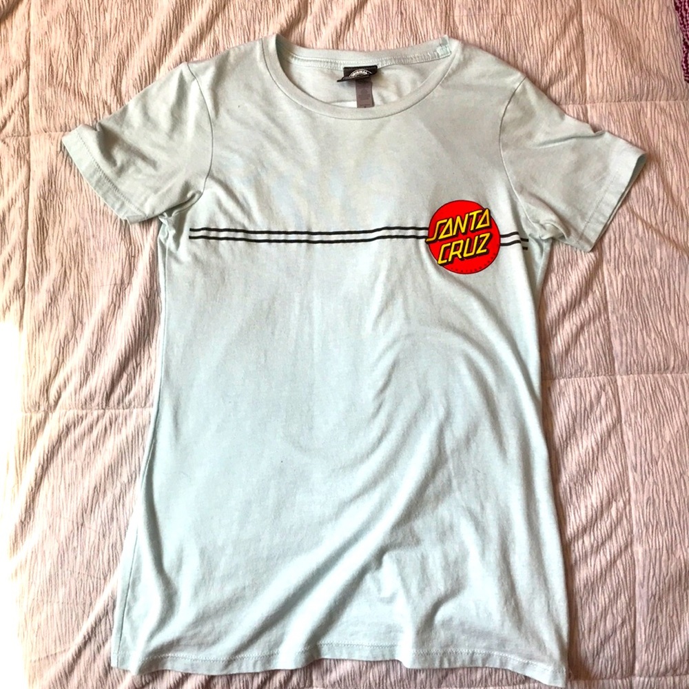 Women’s turquoise Santa Cruz t-shirt